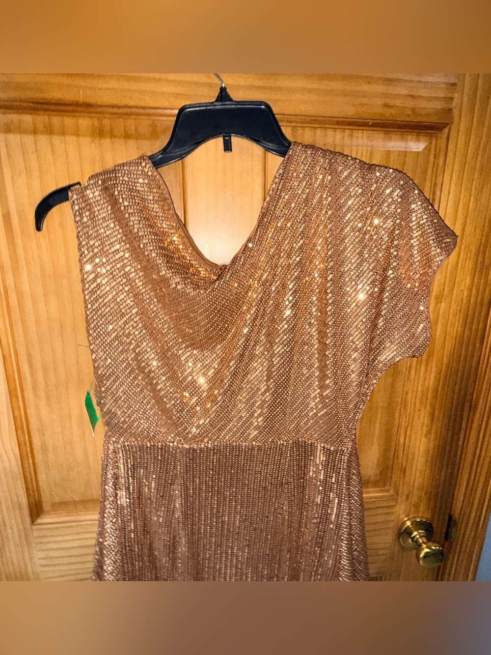 NWT Grace Karin Sequined Asymmetric Off Shoulder Bodycon Party Midi Dress-M - Picture 11 of 14